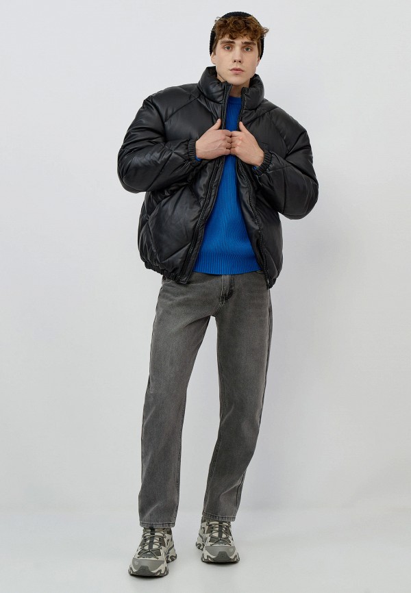 фото Куртка кожаная утепленная modis