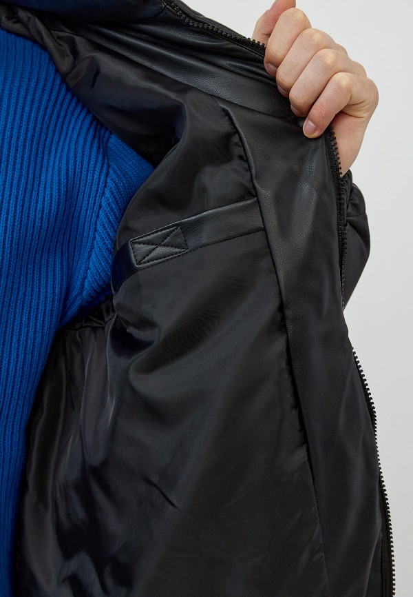 фото Куртка кожаная утепленная modis