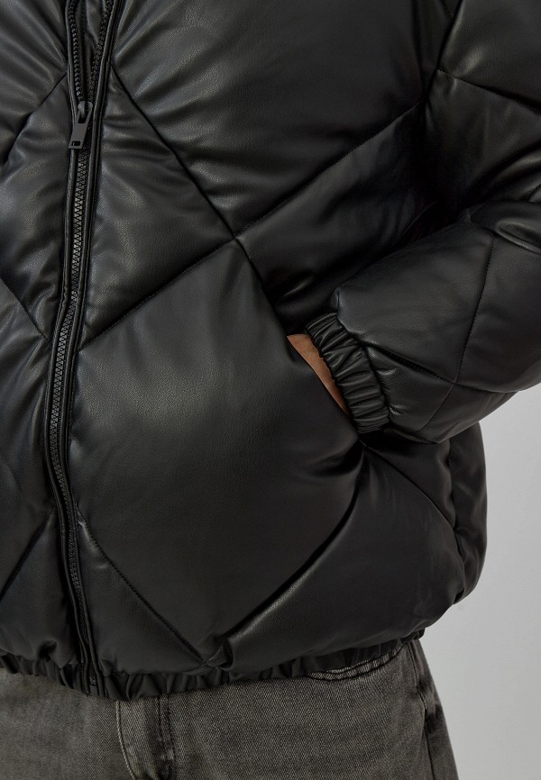 фото Куртка кожаная утепленная modis