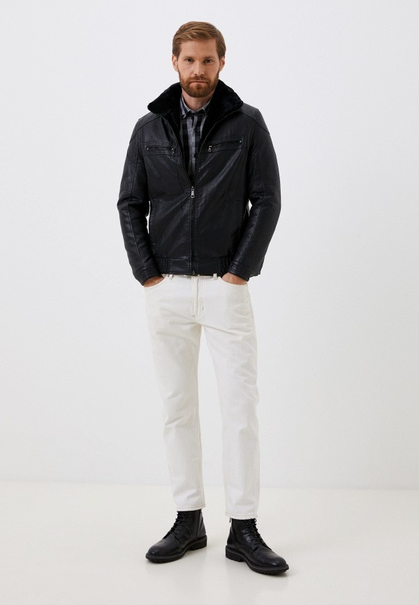 фото Куртка кожаная утепленная ogmando