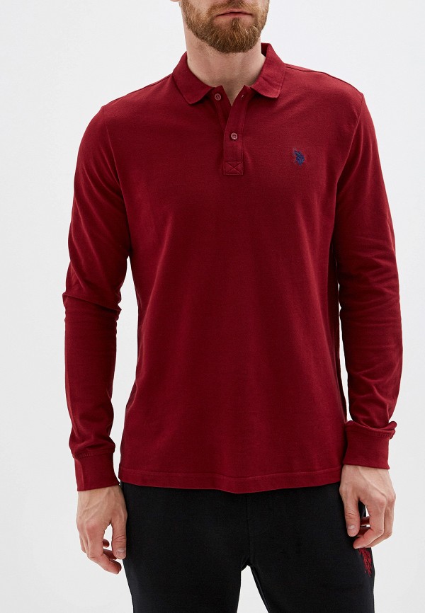 

Поло U.S. Polo Assn, Бордовый