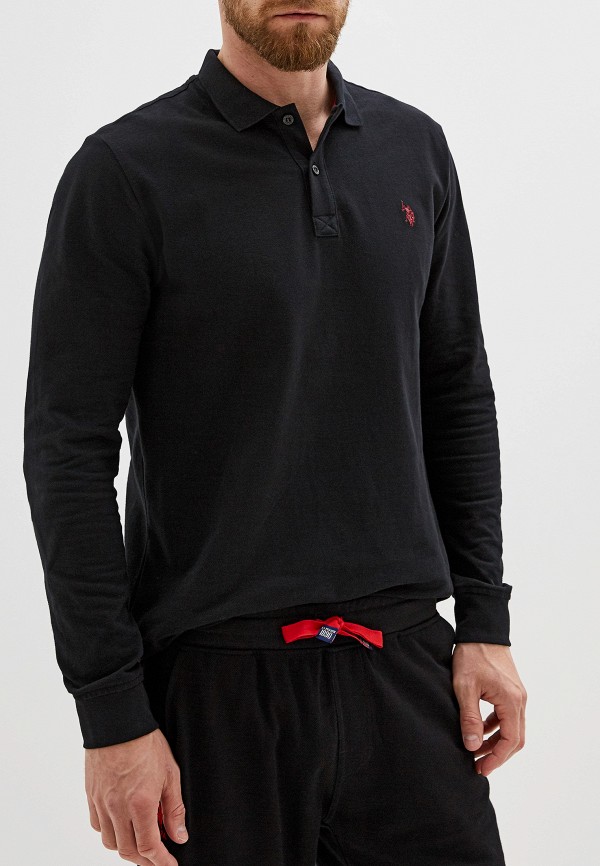

Поло U.S. Polo Assn, Черный