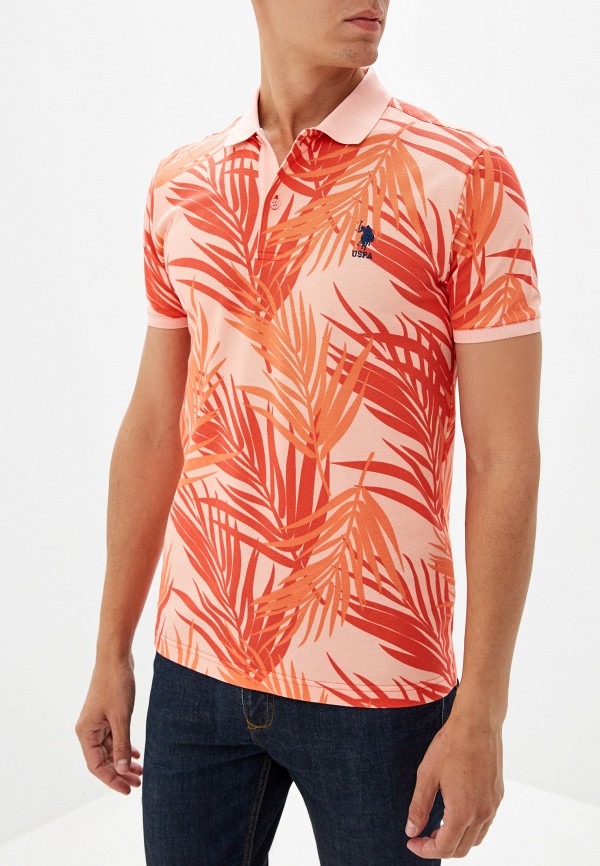 

Поло U.S. Polo Assn, Коралловый