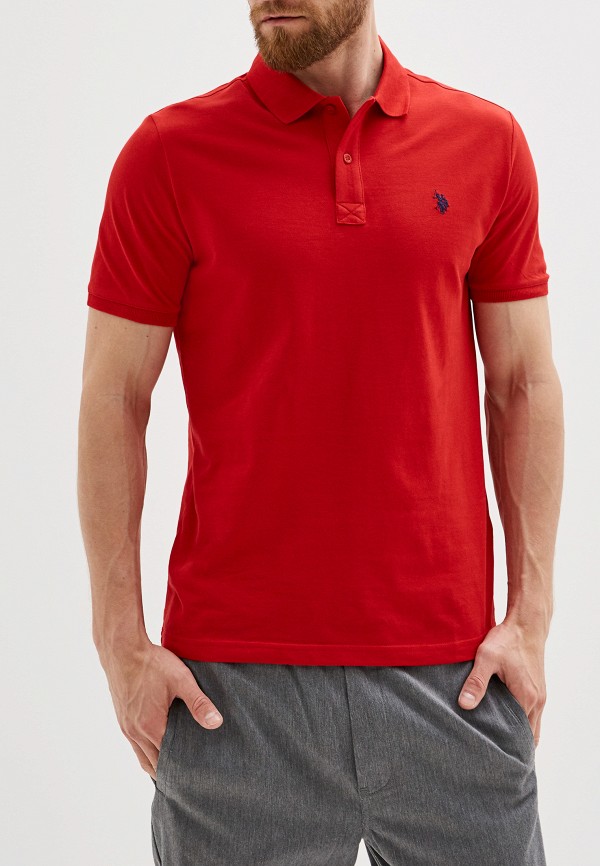 

Поло U.S. Polo Assn, Красный
