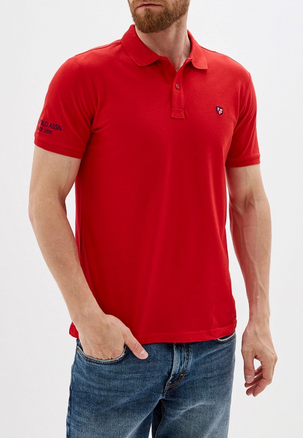 

Поло U.S. Polo Assn, Красный