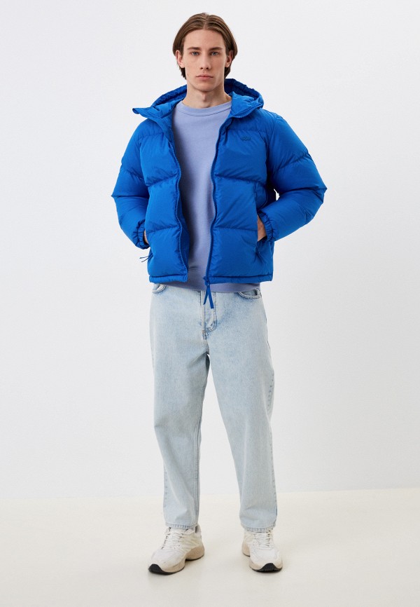 Пуховик Lacoste синий, размер 52, фото 2