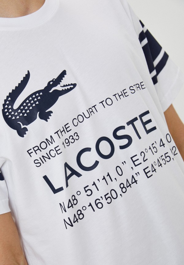 Футболка Lacoste белый, размер 46, фото 3