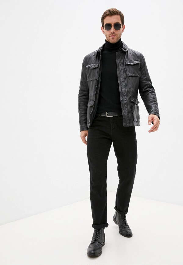 фото Куртка кожаная urban fashion for men