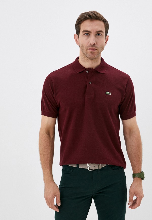 

Поло Lacoste, Бордовый, Поло Lacoste