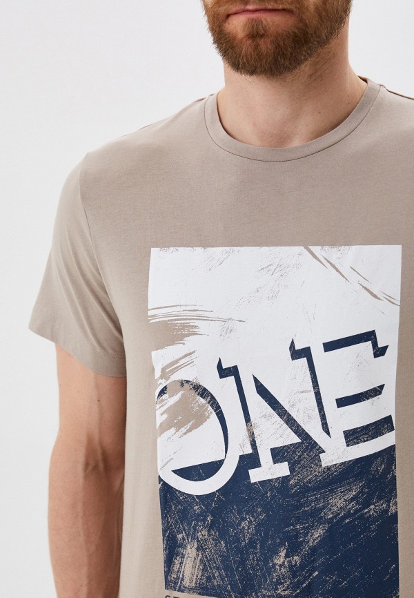 Футболка Baon бежевый, размер 56, фото 3