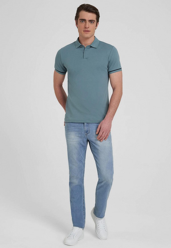 Поло Henderson бирюзовый, размер 48, фото 2