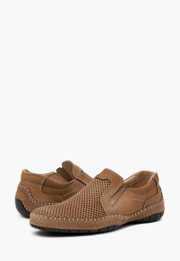 Лоферы Alessio Nesca бежевый, размер 43, фото 7