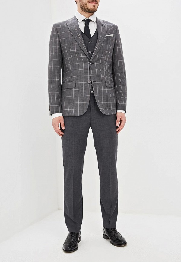 

Костюм классический Bazioni, Серый, Classic fit