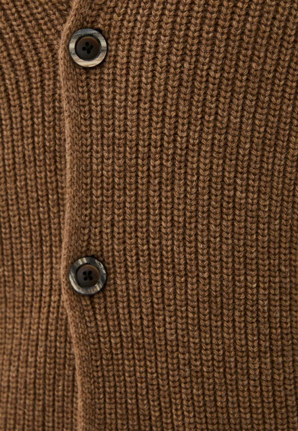 Кардиган Wool Studio цвет коричневый  Фото 4