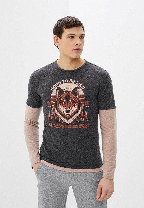 

Лонгслив Street Industries, Серый