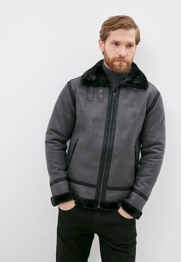 

Дубленка Indicode Jeans, Серый