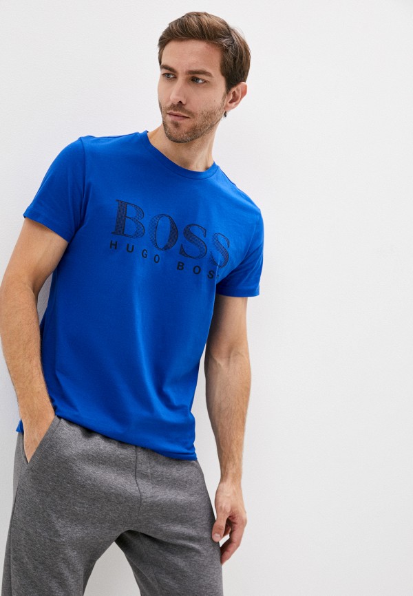 

Футболка Boss, Синий, T-Shirt RN