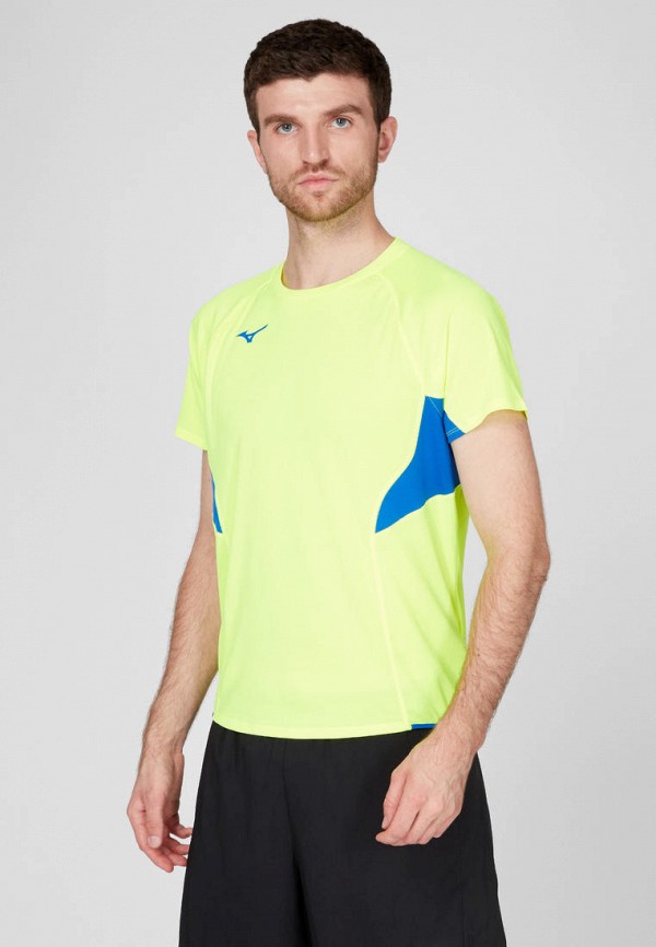 

Футболка спортивная Mizuno, Желтый, Auth
