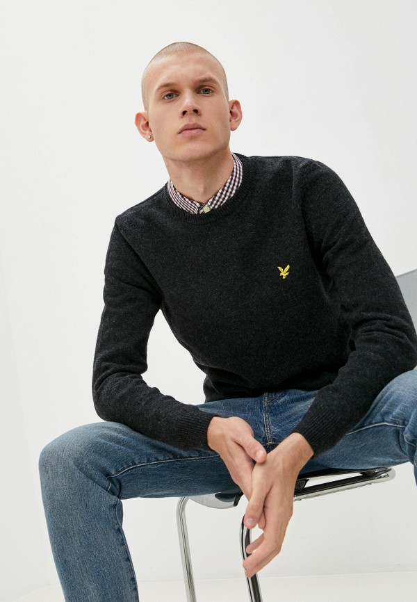 

Джемпер Lyle & Scott, Серый, Crew Neck Lambswool Blend Jumper