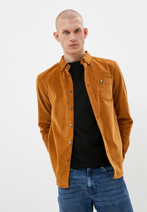 

Рубашка Lyle & Scott, Коричневый, Needle Cord Shirt