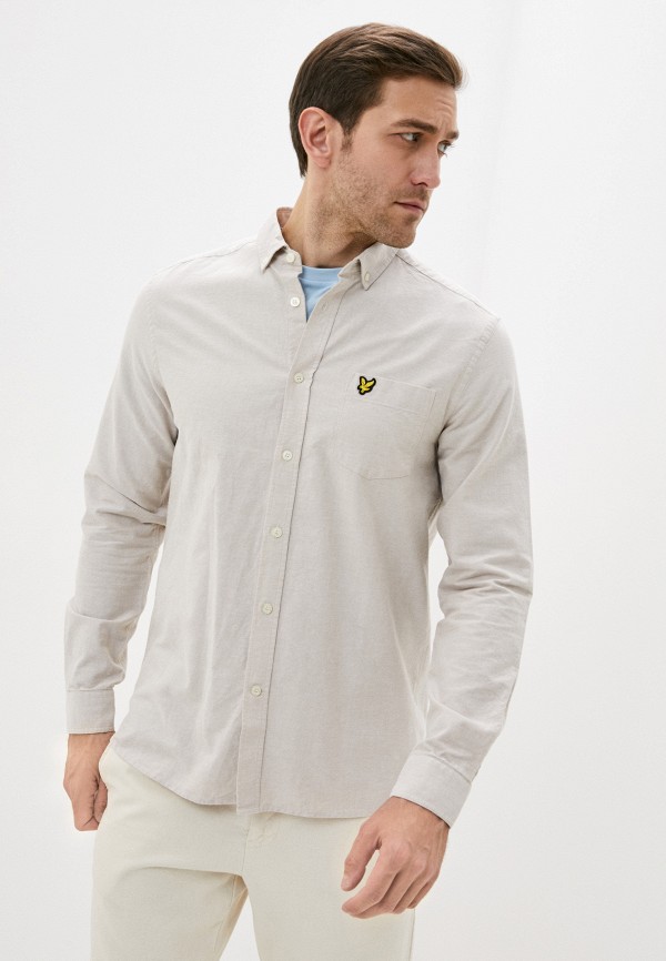 

Рубашка Lyle & Scott, Бежевый, Regular Fit Light Weight Oxford Shirt