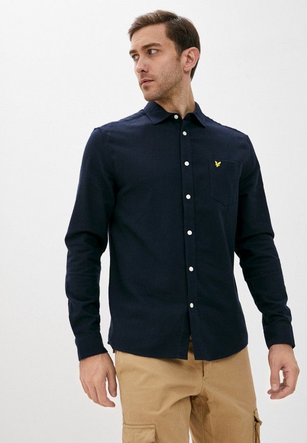 

Рубашка Lyle & Scott, Синий, Brushed Twill Shirt
