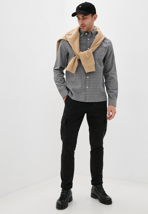 

Рубашка Lyle & Scott, Серый, Grid Check Shirt