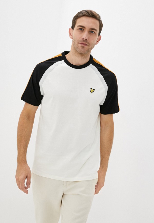 

Футболка Lyle & Scott, Бежевый, Three Panel Sleeve T-shirt