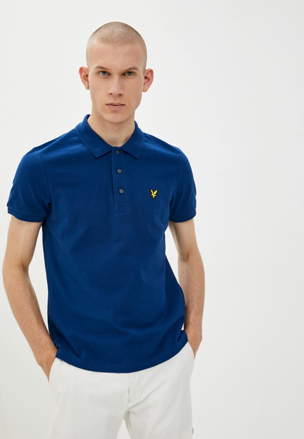

Поло Lyle & Scott, Синий, Plain Polo Shirt