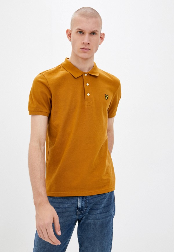 

Поло Lyle & Scott, Коричневый, Plain Polo Shirt