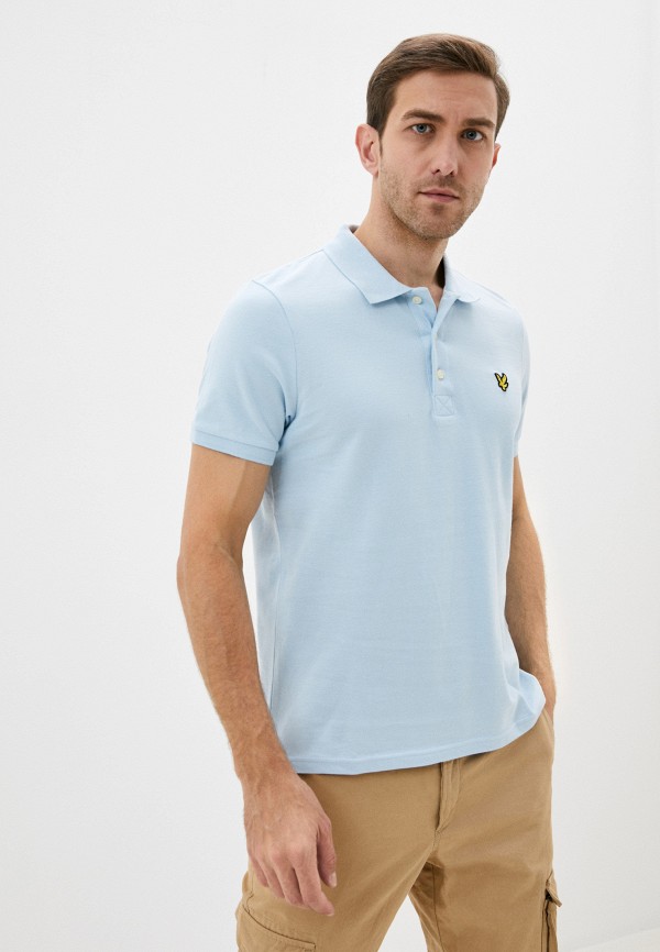 

Поло Lyle & Scott, Голубой, Plain Polo Shirt