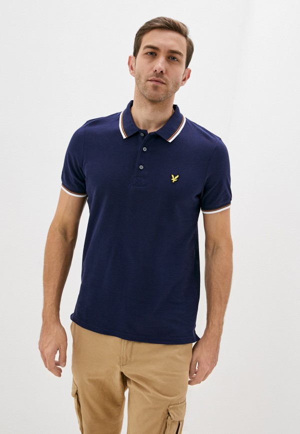 

Поло Lyle & Scott, Синий, Tipped Polo Shirt