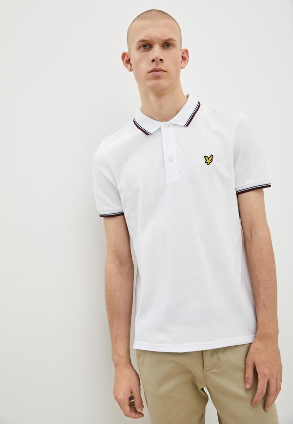 

Поло Lyle & Scott, Белый, Tipped Polo Shirt