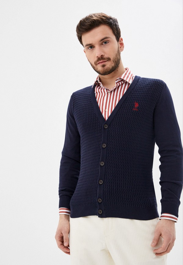 

Кардиган U.S. Polo Assn, Синий