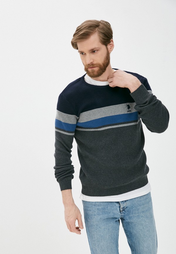 

Джемпер U.S. Polo Assn, Серый