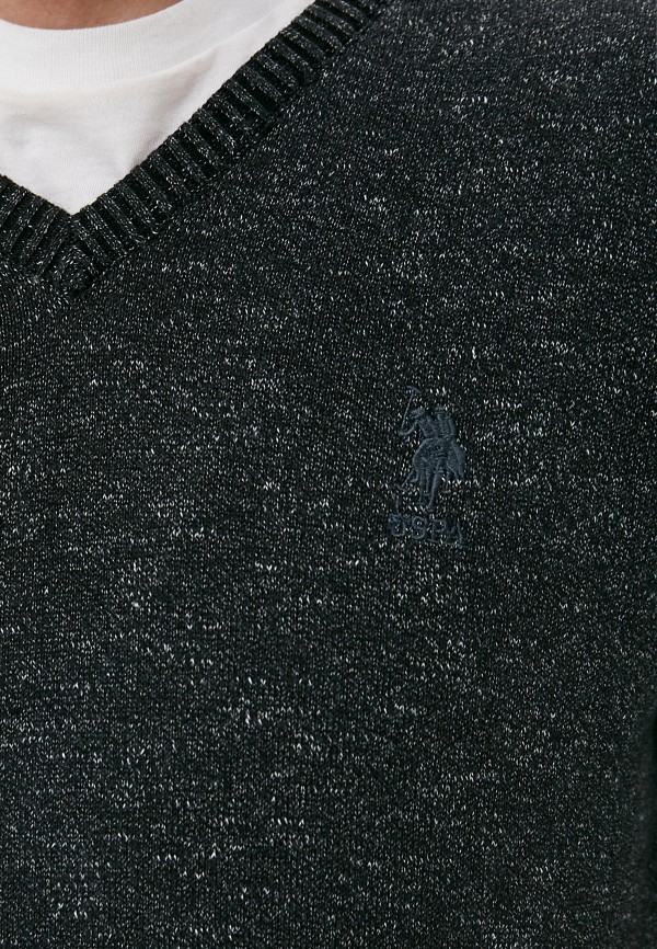 Пуловер U.S. Polo Assn. цвет черный  Фото 4