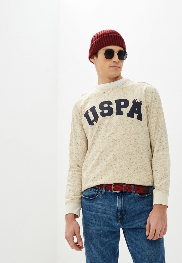 

Лонгслив U.S. Polo Assn, Бежевый