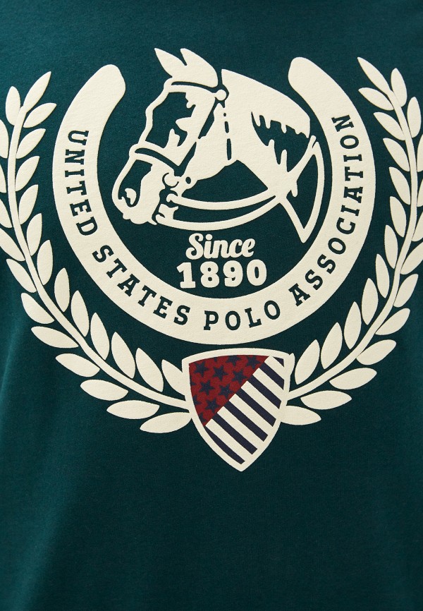 Свитшот U.S. Polo Assn. цвет зеленый  Фото 4