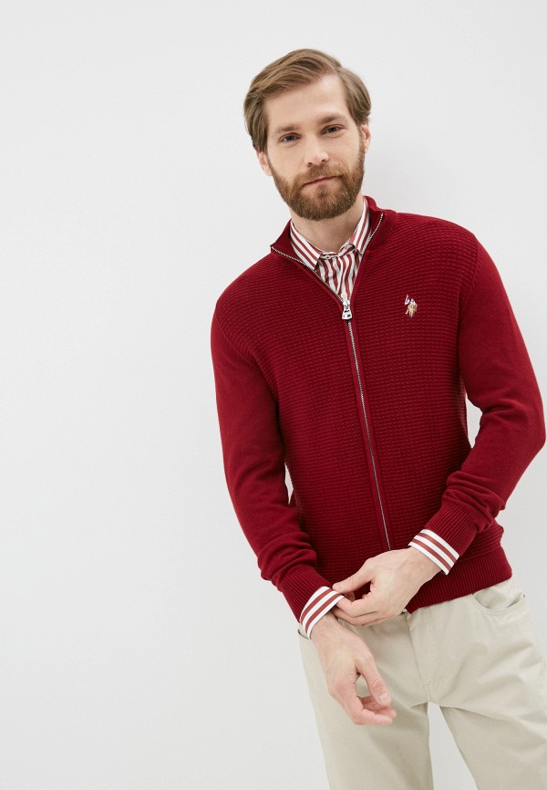 

Кардиган U.S. Polo Assn, Бордовый