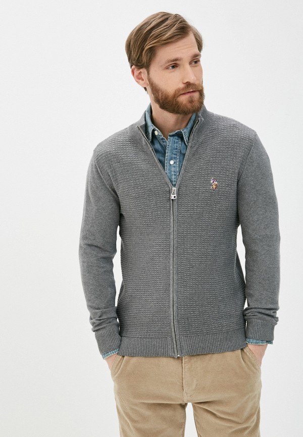 

Кардиган U.S. Polo Assn, Серый