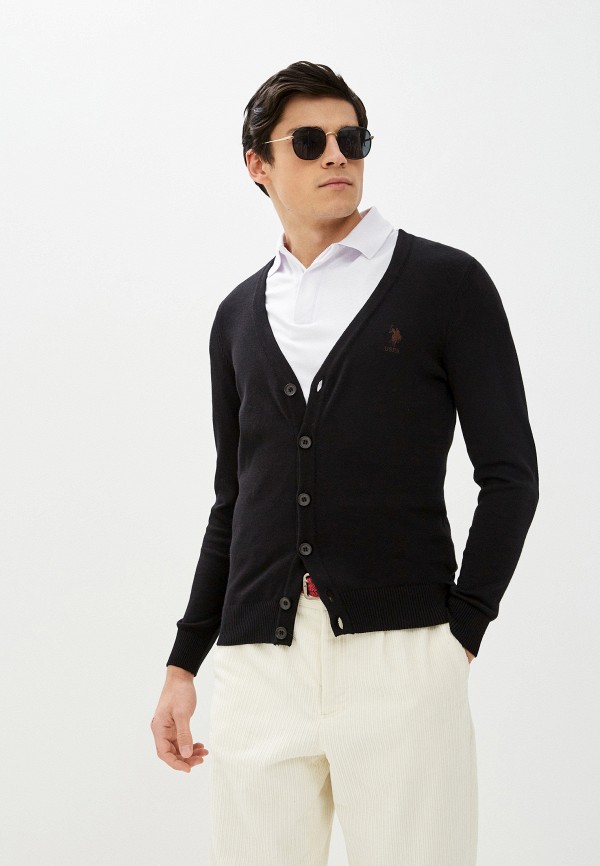 

Кардиган U.S. Polo Assn, Черный
