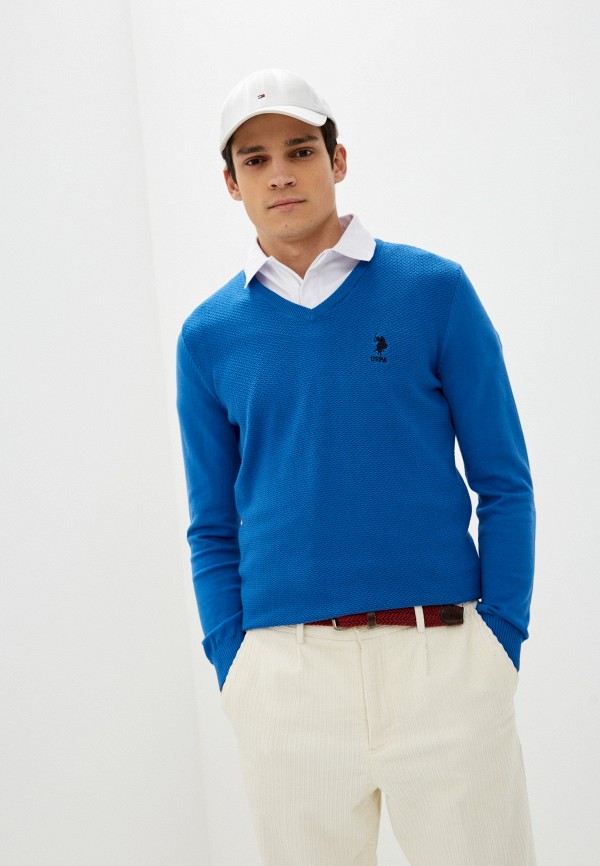 

Пуловер U.S. Polo Assn., Синий