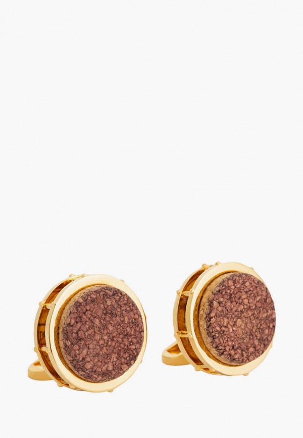 

Запонки Amarin Jewelry, Золотой, CORK