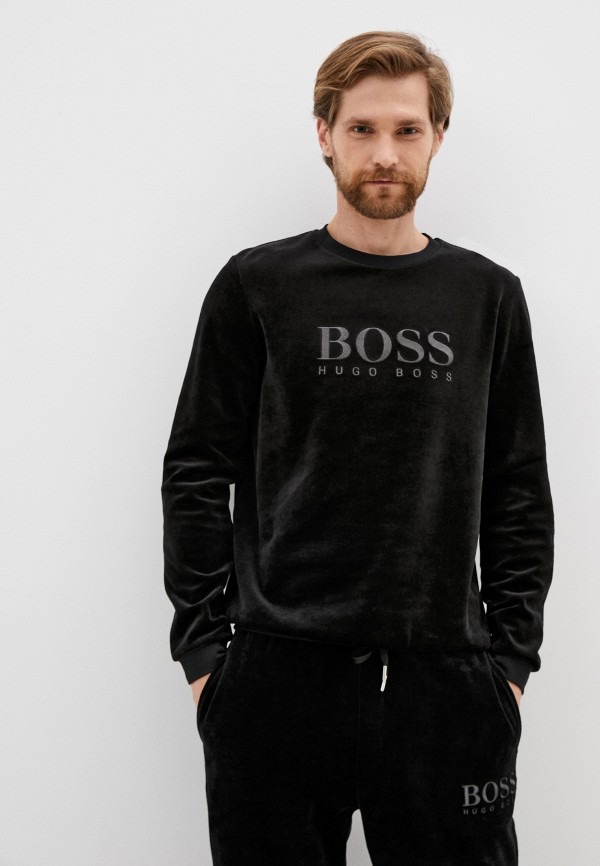 

Свитшот Boss, Черный, Velour Sweatshirt