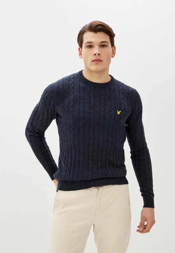 

Джемпер Lyle & Scott, Синий, Cable Jumper