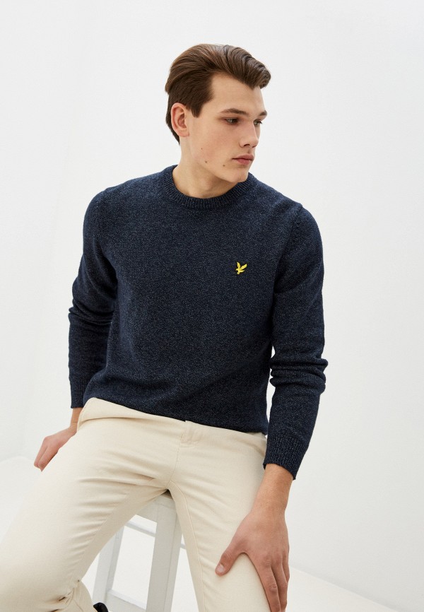 

Джемпер Lyle & Scott, Синий, Mottled Jumper