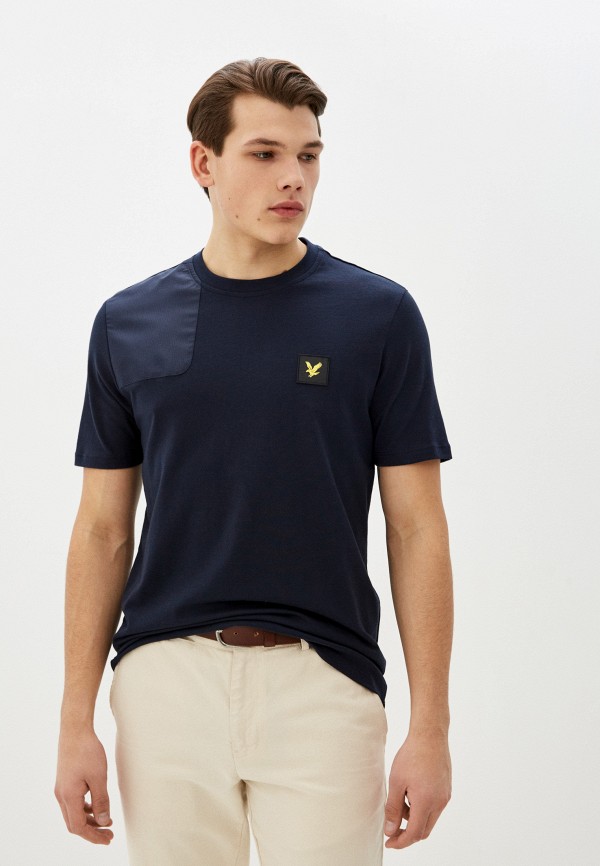 

Футболка Lyle & Scott, Синий, Applique Logo T-shirt