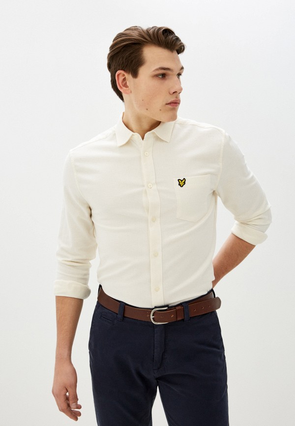 

Рубашка Lyle & Scott, Бежевый, Brushed Twill Shirt