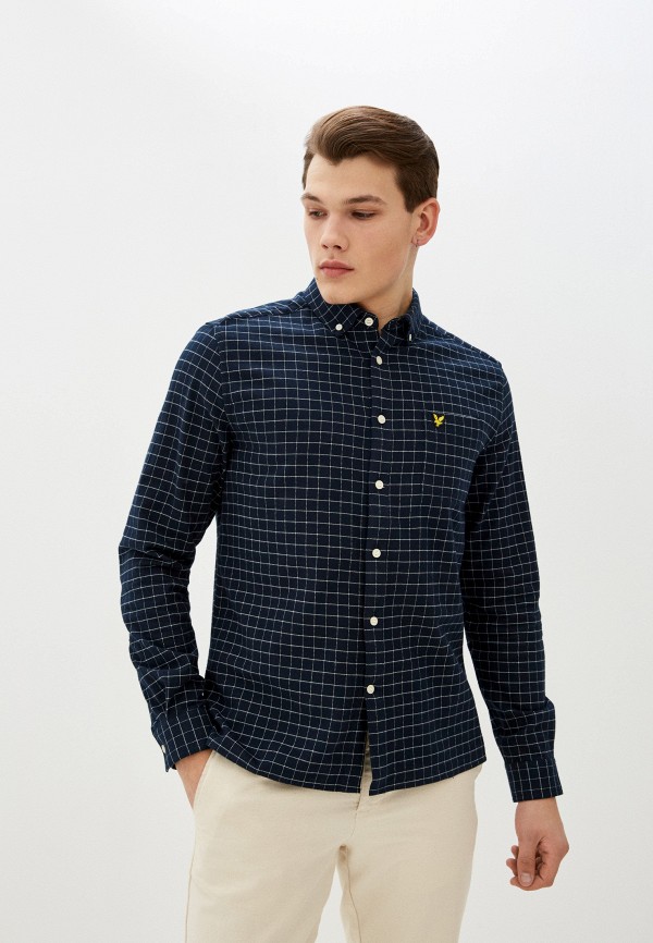 

Рубашка Lyle & Scott, Синий, Grid Check Shirt