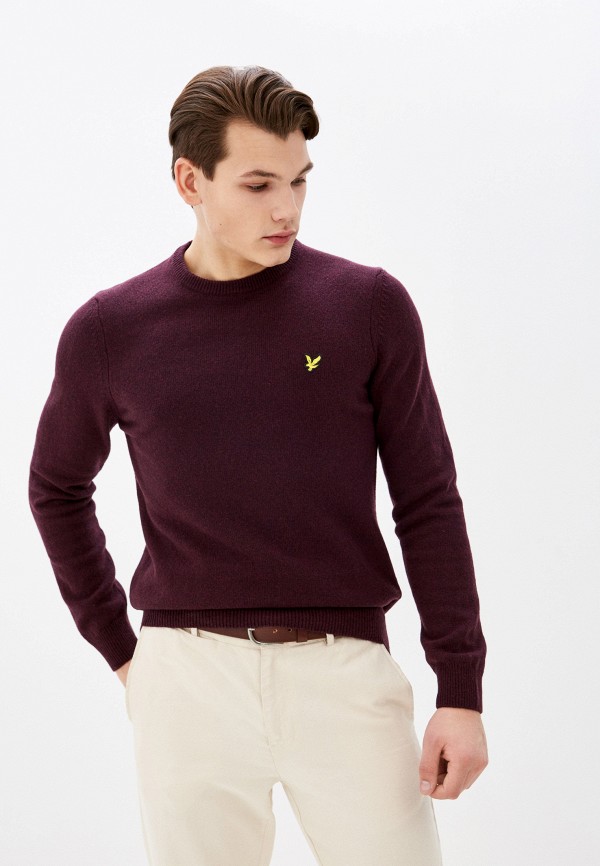 

Джемпер Lyle & Scott, Фиолетовый, Crew Neck Lambswool Blend Jumper